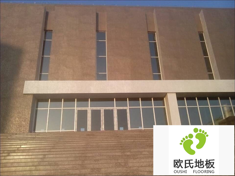 籃球場(chǎng)地板施工案例-樂清市蒲岐中學(xué)