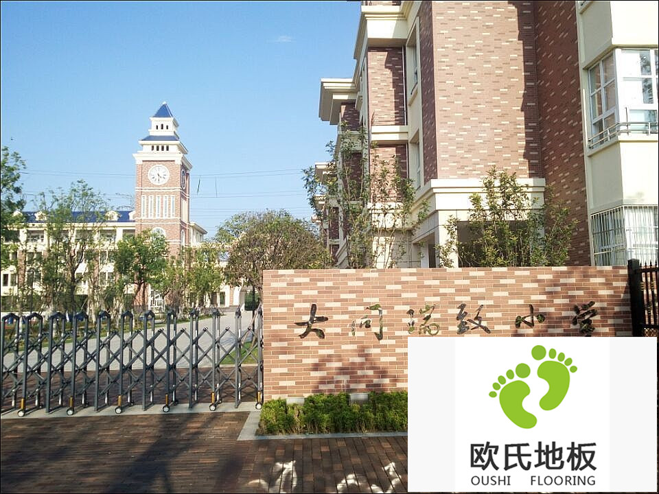 湖南長沙大同瑞致小學室內(nèi)籃球館、羽毛球運動木地板案例